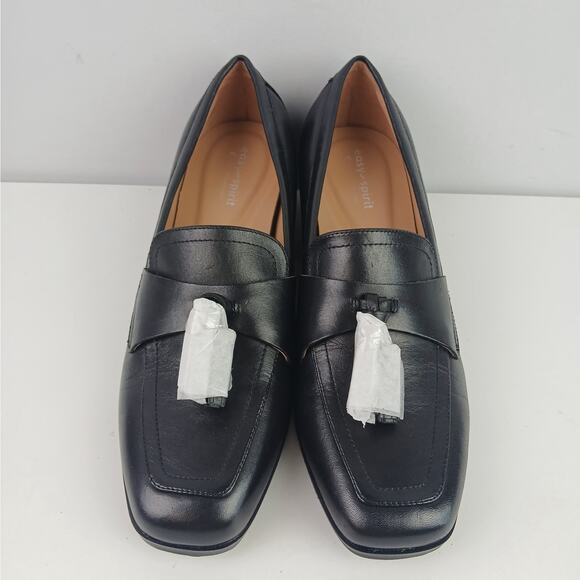 Easy Spirit SZ 8.5 Genuine Leather Drew Tassle Loafer in Black NEW - Picture 6 of 7
